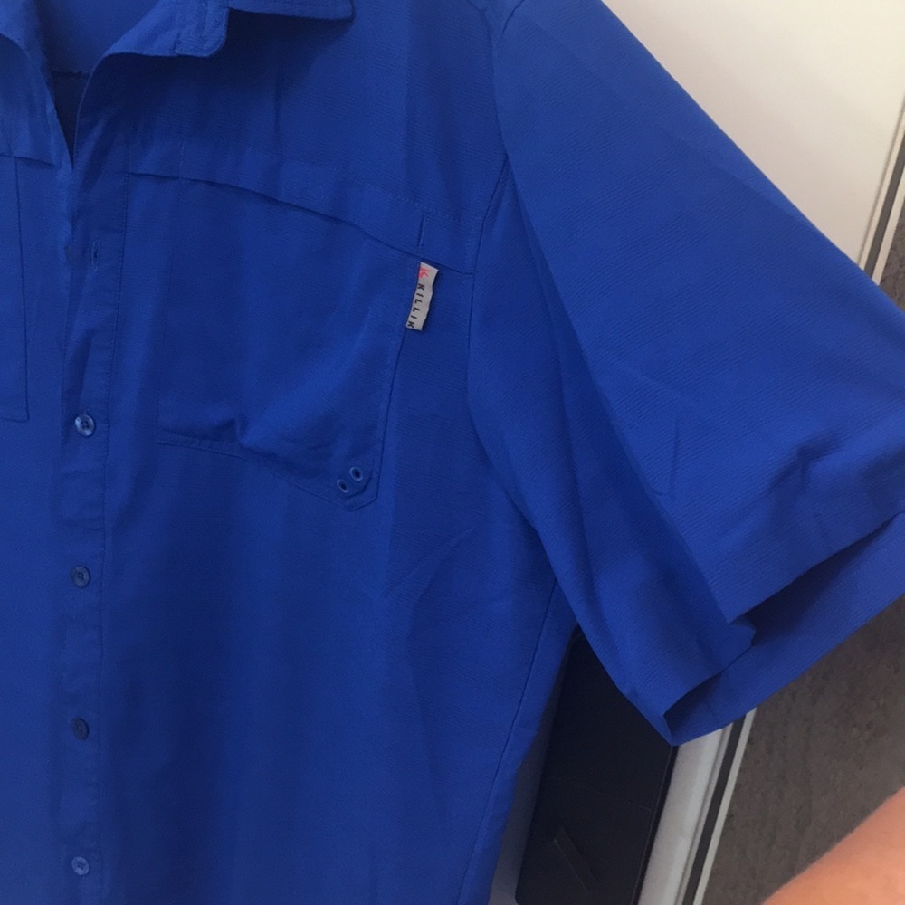 KILLIK Blue Button up Shirt XL - Picture 5 of 8